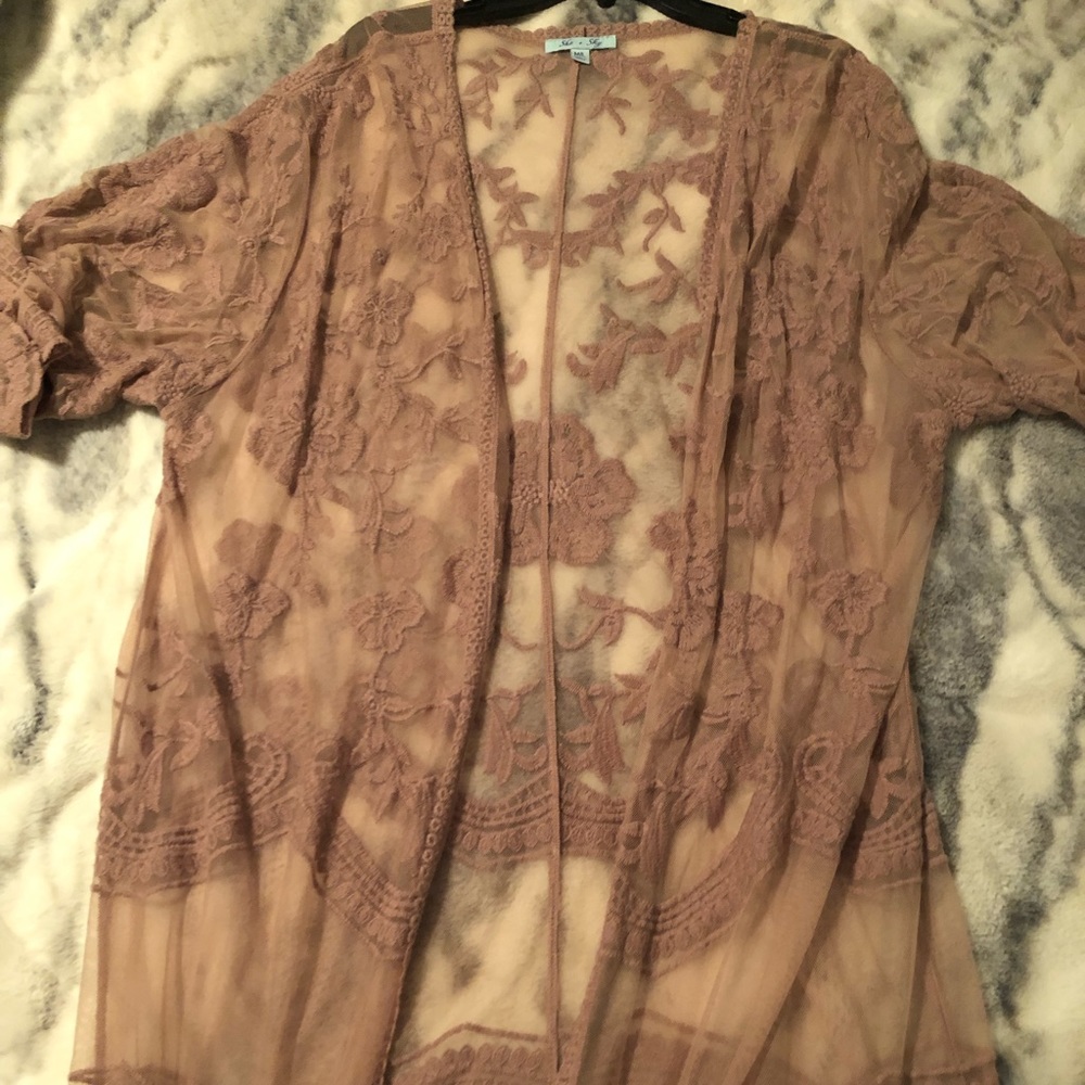 Lace cover up